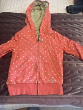 Boden Girls Spot Fleece Lined