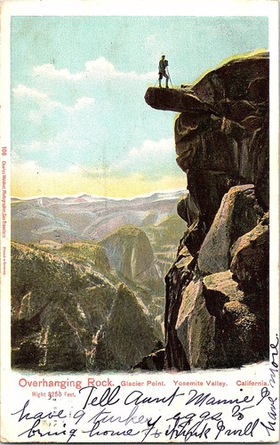 Vintage yosemite overhanging - yosemite,
