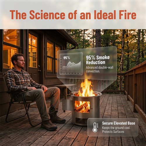Portable wood burning - wood,