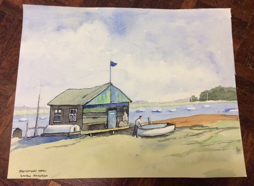 Watercolour painting - painting, of