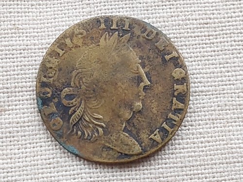 George iii 1768 brass - george,