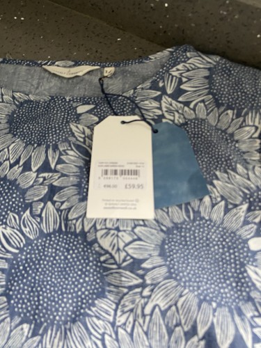 Sea salt cornwall flower dress - sea,