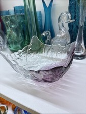 Handmade glass trinket - glass,