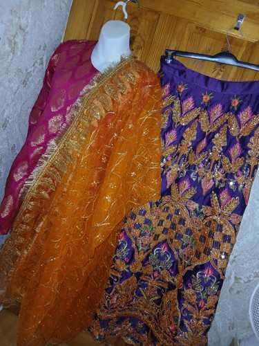 Gorgeous piece mendhi lengha - 3,