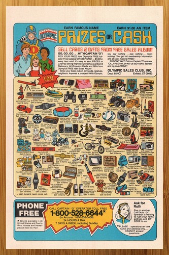 1985 olympic sales club print - 1985,