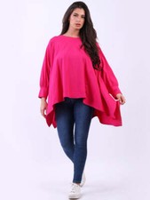 Plus Size Women Plain Cotton