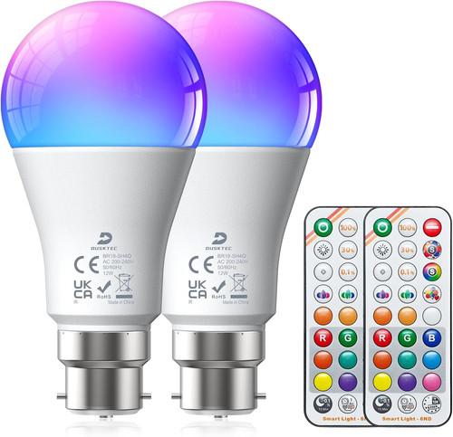 Colour changing light bulb - colour,