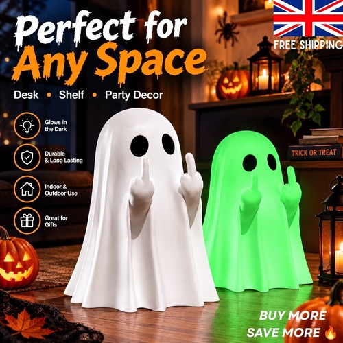 Luminous middle finger ghost - luminous,