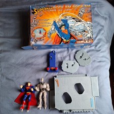 DC Comics SUPERMAN ROCK 'EM SOCK 'EM ROBOTS Game 2005 HTF Metallo see info