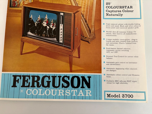 Ferguson model 3700 - model, 25"