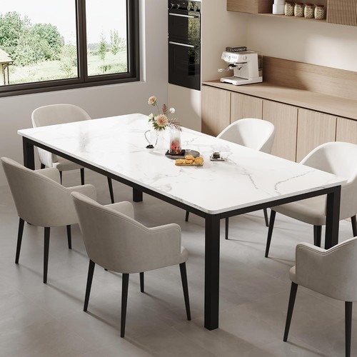 71in industrial dining table - industrial,