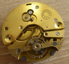ANTIQUE  HEBDOMAS  8 DAYS VISABLE ESCAPMENT  GENTS POCKET WATCH MOVEMENT