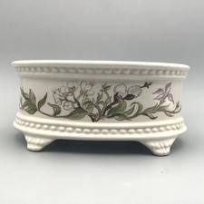 Royal Winton Oval Planter pot with feet, floral pattern, jardinere, 17cm long