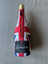 Lanson Champagne Bottle Jacket Cooler Cover Ice Jacket Union Jack Print