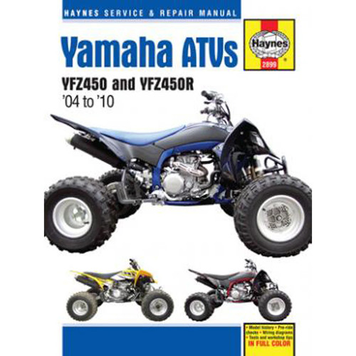 Haynes manual yamaha yfz450 - manual,