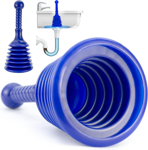 Plunger for sinks and drains - plunger,