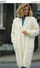 999 ladies aran coat - coat, sonesize