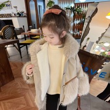 2025 Kids Faux Fur Baby Thick