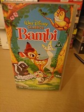 Bambi Disney Vhs Video Tape