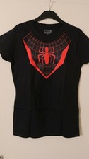 Ultimate Spider Man Costume Black Ladies T/S T-Shirt (Large) Adult (BIN C)