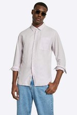 Nautica Barias Mens Long Sleeve Shirt Lilac