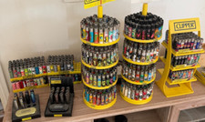 Clipper lighter collection 698 including carousel, stand and trays