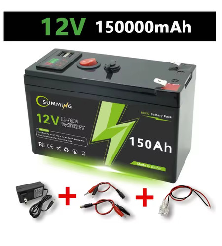 12v 150ah lithium - lithium, deep