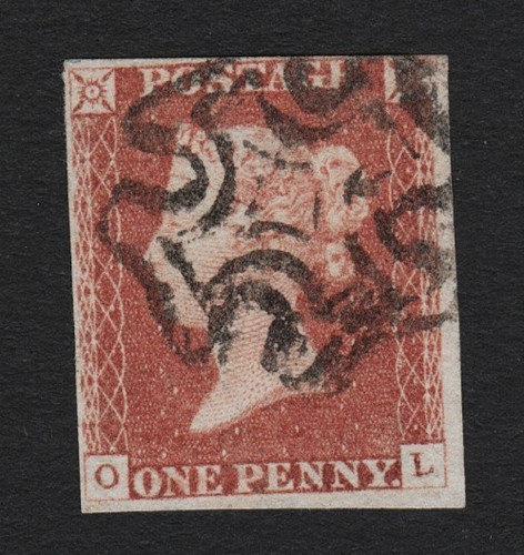 1841 red brown - 1841, 1d