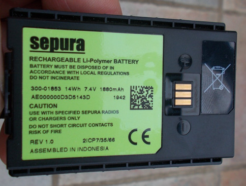 Sepura battery for hand held - for,