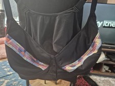 Black Front Fastening Bra