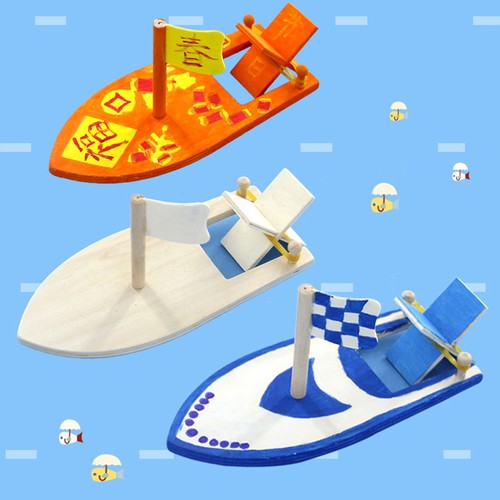 Pcs wooden sailboat model - 3,