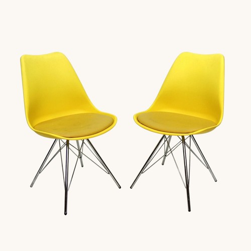 Set yellow eames inspired - set,