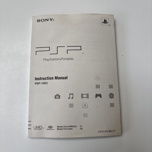 Sony psp 1003 - sony, psp-1003