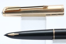 Vintage (c1962-69) Parker 61 MKII Black Medium Fountain Pen, GT