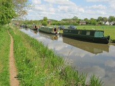 Photo 6x4 Ashby Canal moorings