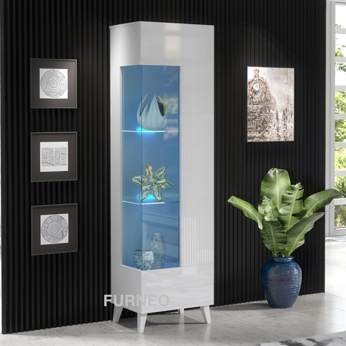 White display cabinet modern - white,