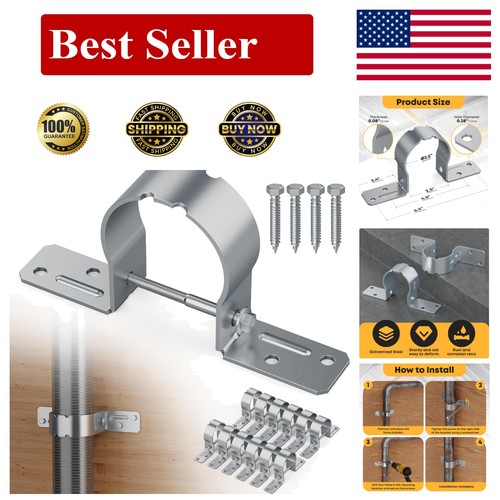 Pcs fence post brackets - 12,