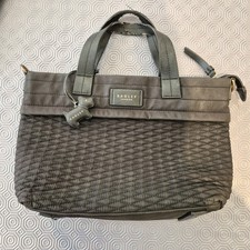 Radley Black Quilted Handbag With Dog Charm!