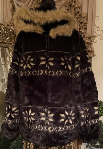 Vintage plush faux fur nordic - plush,