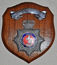Kent Constabulary plaque