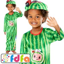 Rubies Official Cocomelon Romper Kids Toddler Childs Fancy Dress Costume