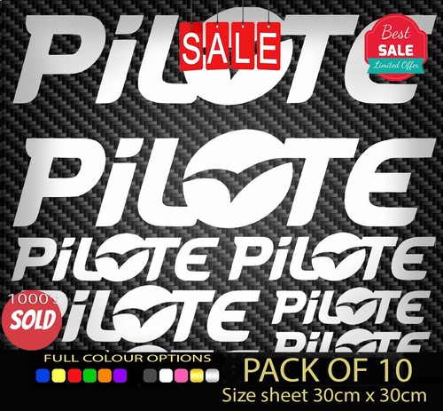 Pilote vinyl decal stickers - pilote,