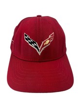 Rare Corvette C5 Logo Red Hat