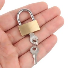 Brass Padlock Small Durable