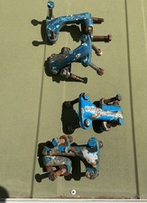 A SET OF CLASSIC ORIGINAL MORRIS MINOR TRAVELLER REAR DOOR HINGES