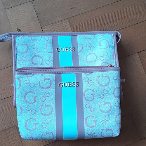 Guess logo print zip - print, zip-around