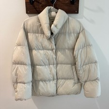 Uniqlo Ultra Light Down Puffer Jacket Cream Small