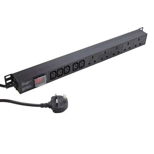 Pdu combo sockets 5x - uk, c13