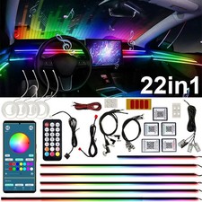 18 in 1 Car Interior Light Bead RGB Symphony Dream Fiber Optic Ambient Light Kit
