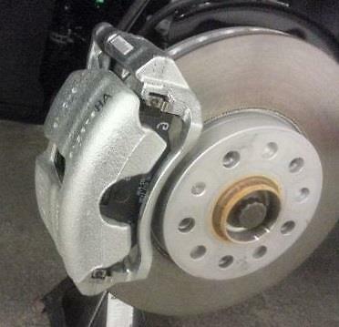 Satin silver brake caliper - silver,